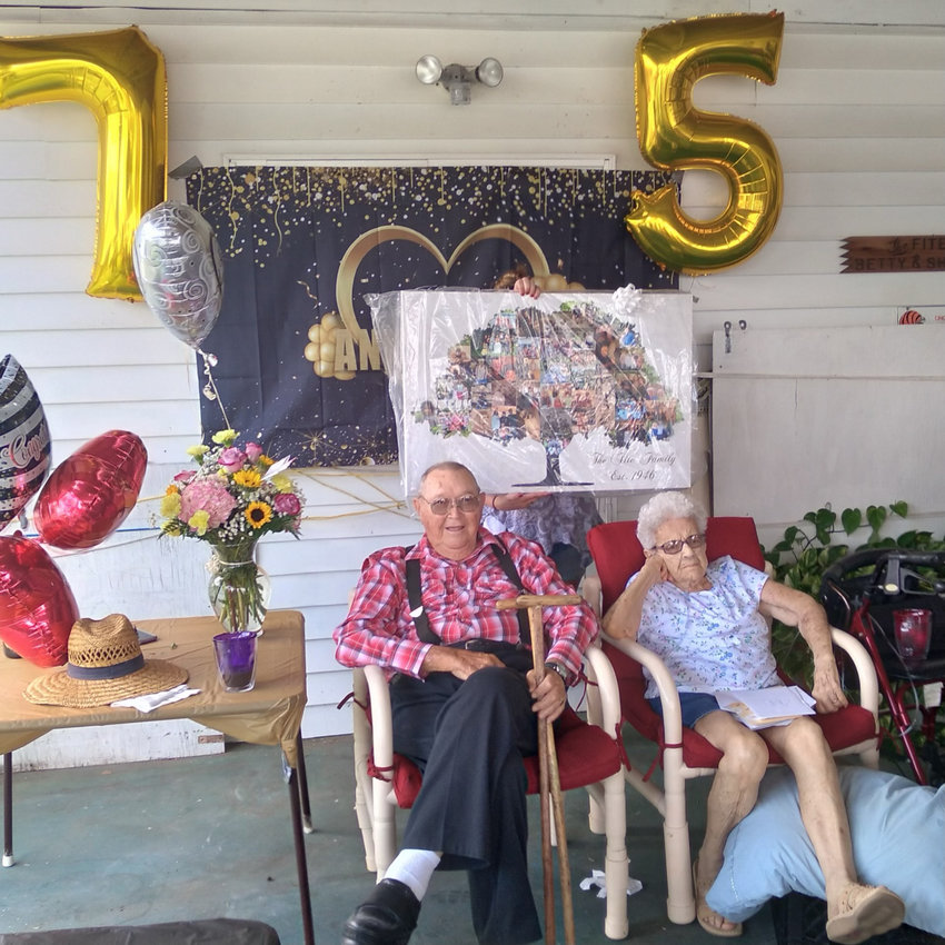 Clarence celebrates his 75th birthday. (Courtesy Clarence Fite/Lake Okeechobee News)