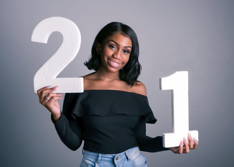Aniya Johnson, a senior at CHS and a student in the Collegiate Academy graduates with her AA from Florida Southwestern State and high school diploma.