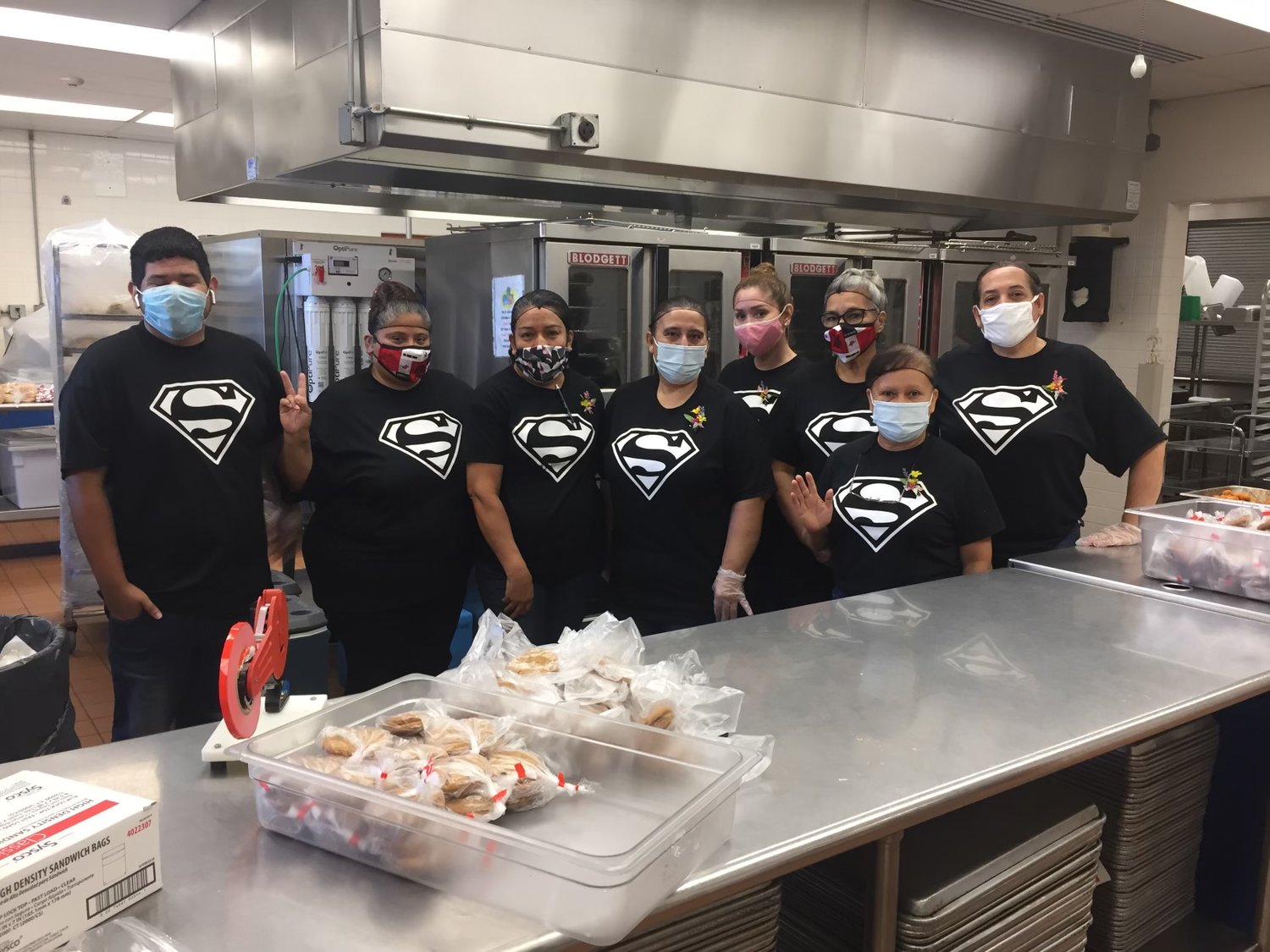 LaBelle High Schools’s Sodexo Food Service team celebrate National  School Lunch Hero Day.