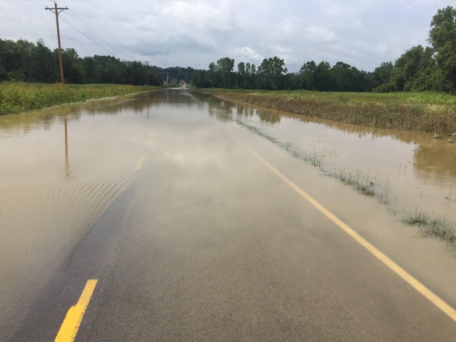 Flooded roadways are common in Hendry County at this time of year.