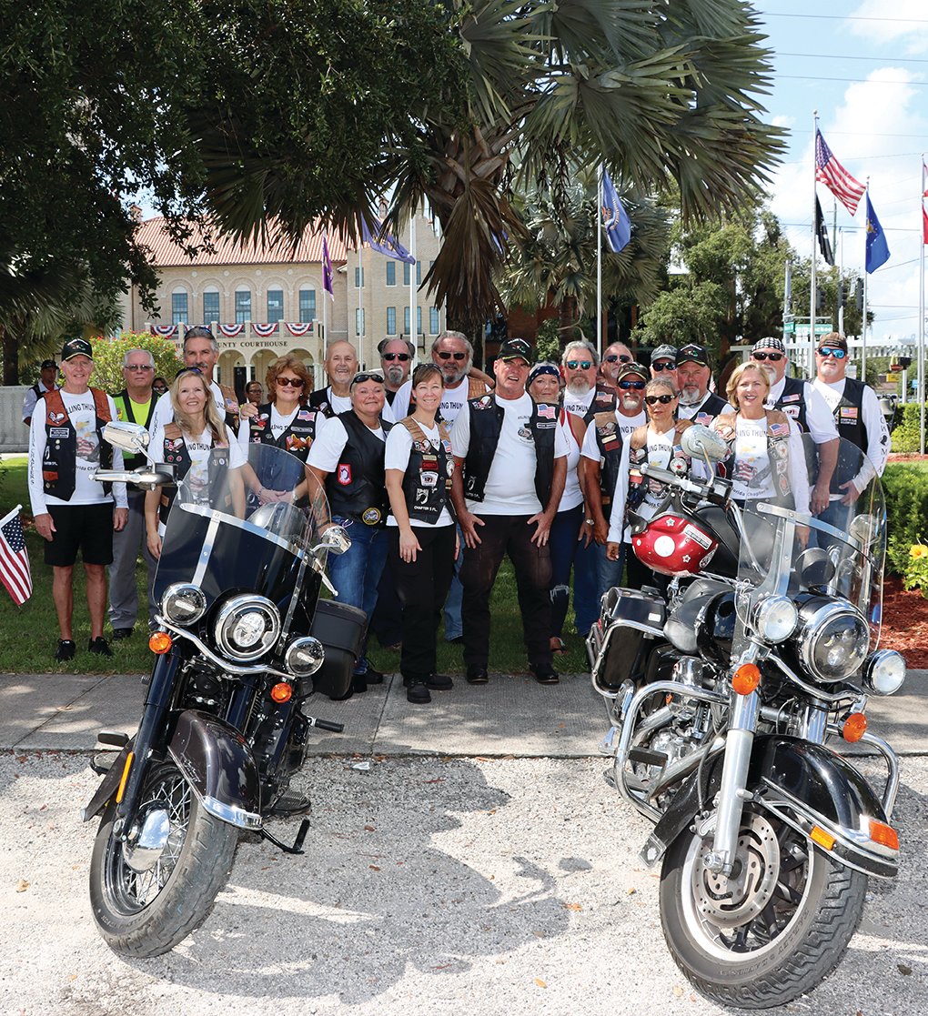 Members of Rolling Thunder®, Inc. Chapter 5 Florida out of Naples