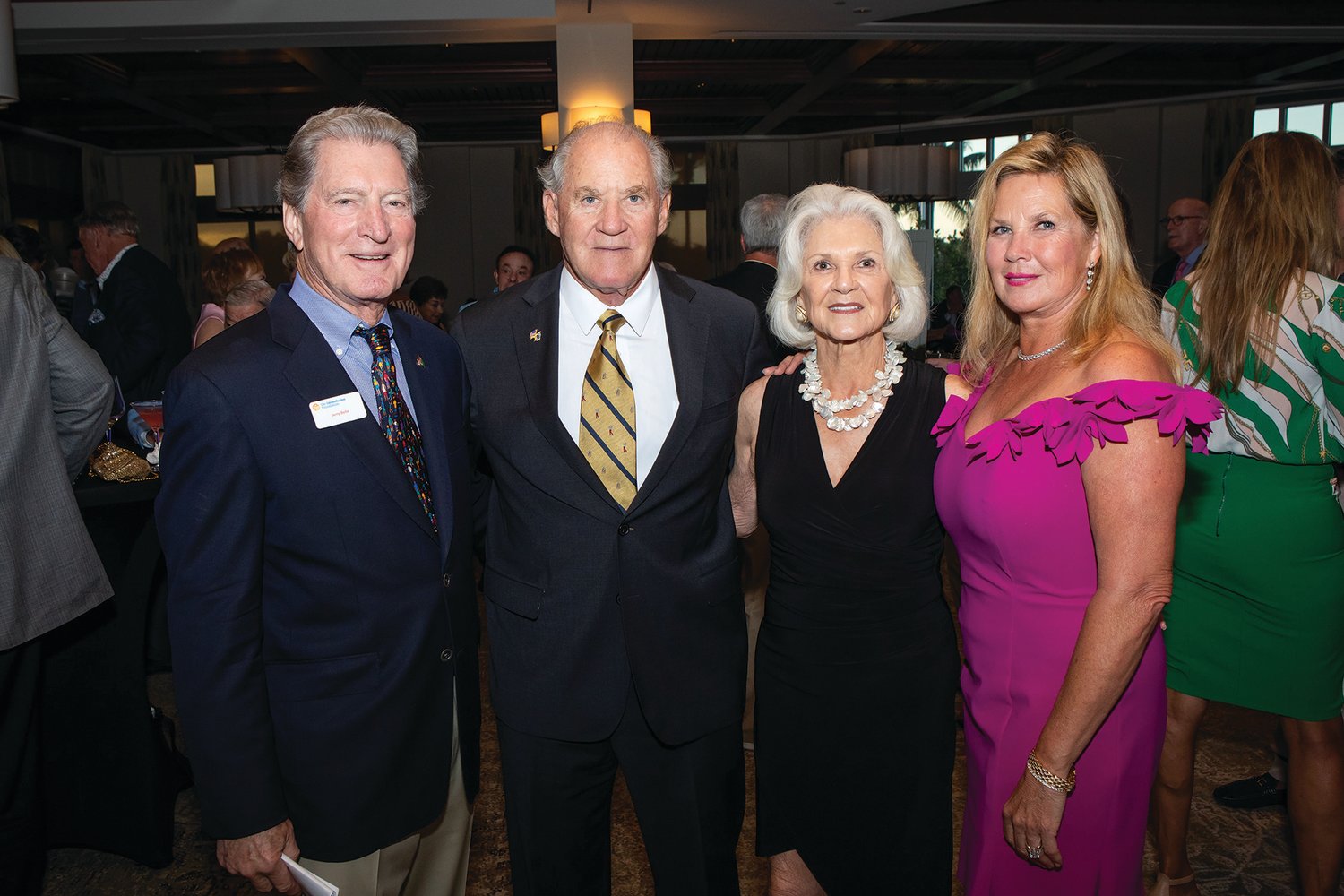 The Immokalee Foundation has announced Janet and Jerry Belle and Carol and Tom Joseph as co-chairs of the 2022 Charity Classic Celebration. Left to right: Jerry Belle, Tom Joseph, Janet Belle, and Carol Joseph.