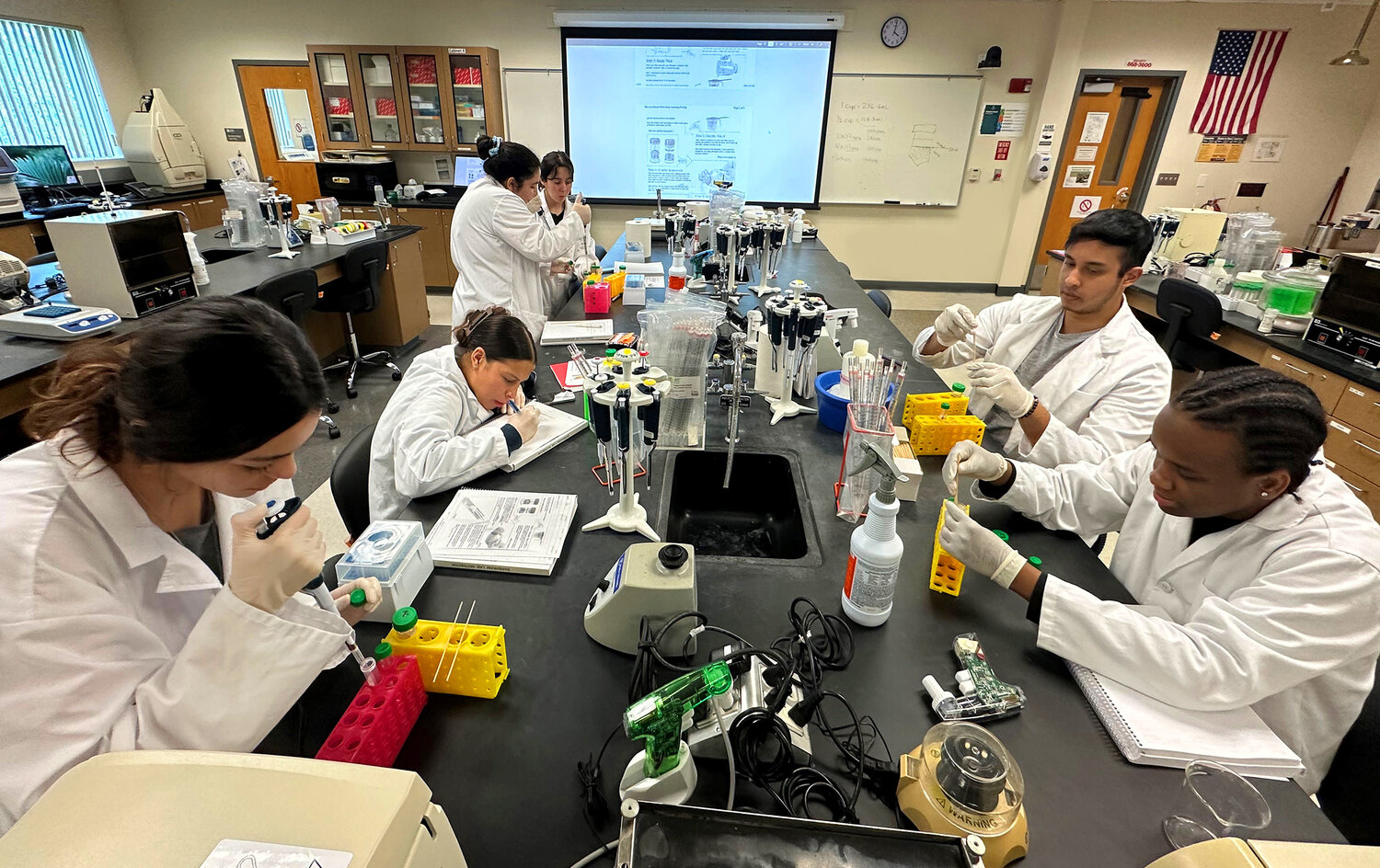 In Palm Beach State College’s biotechnology lab, students gain the high-demand skills needed in today’s bioscience industry.