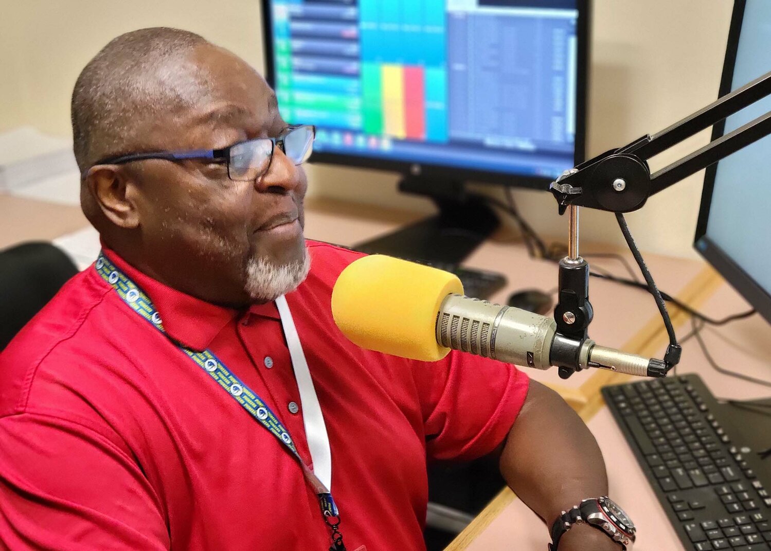Michael James is the host of the "Mighty Michel Morning Show" on the new Q 91.1 FM.
